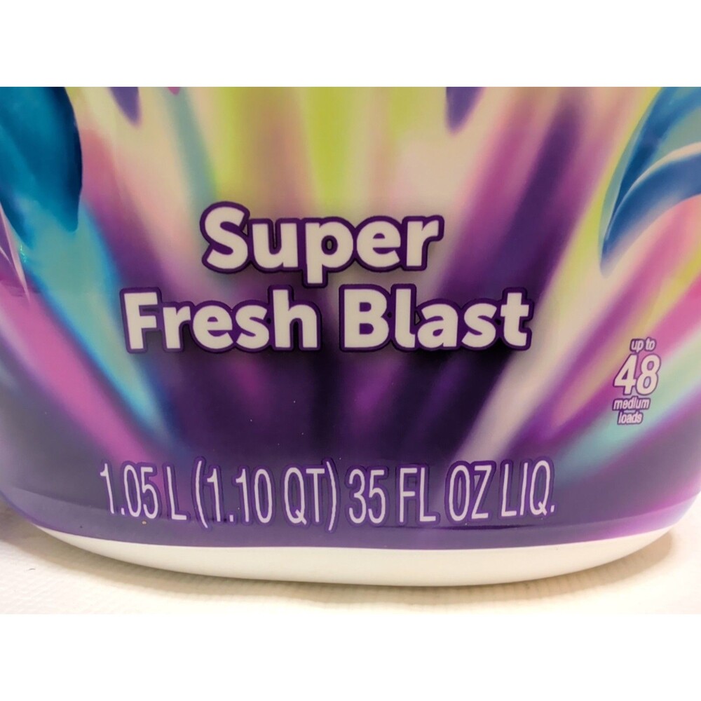 gain fabric softener Odor Defense 48 Loads 35 Fl Oz Super Fresh Blast Lot Of 3 - Picture 2 of 3